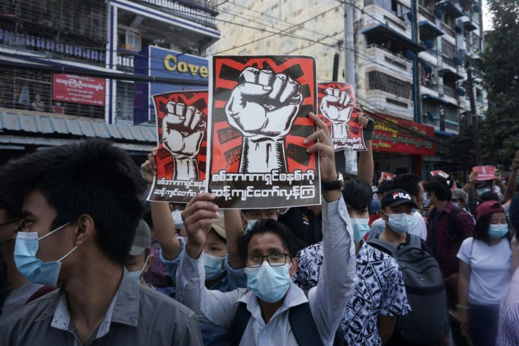 Thousands of people in Myanmar have documented their defiance against the military in real time on their phones