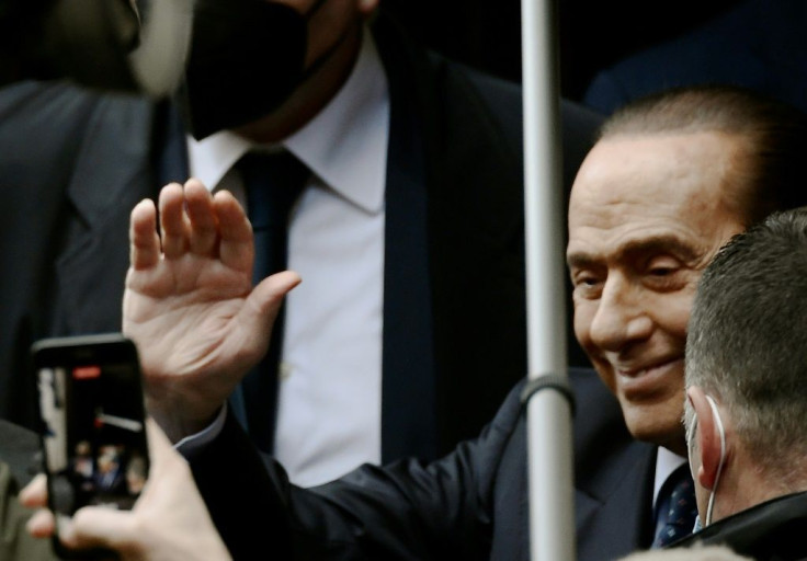 Berlusconi was hospitalised last month with heart problems