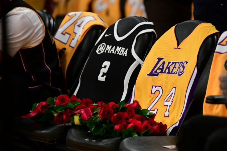 The seats where NBA legend Kobe Bryant and his daughter Gianna Bryant sat on the last game they attended at the Staples Center