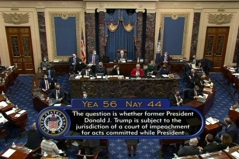 Senate votes that Trump trial is constitutional