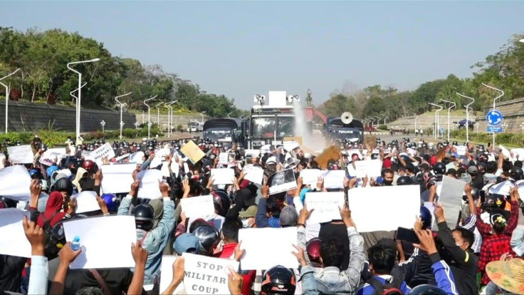 Myanmar anti-coup protesters defy junta warnings