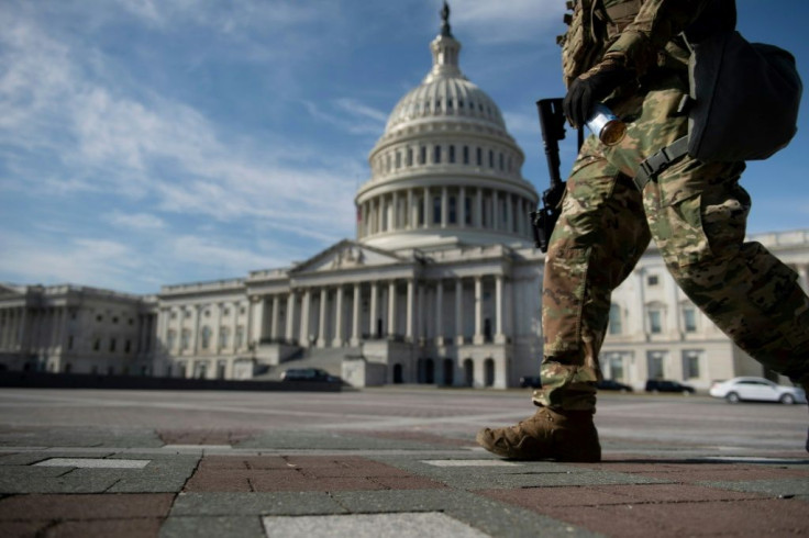 National Guard soldiers remain on duty on Capitol Hill protecting US lawmakers after the deadly unrest on January 6