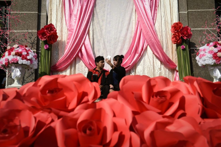 Valentine's Day is typically considered an auspicious day for couples to tie the knot in Thailand
