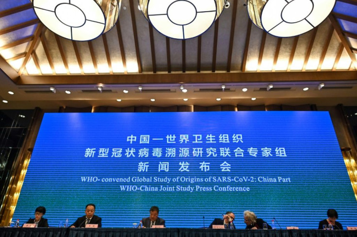 The WHO team and their China counterparts held a press conference in Wuhan at the end of their mission