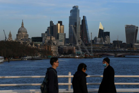Sun sets on the City. London has been overtaken by Amsterdam as Europe's top share trading hub