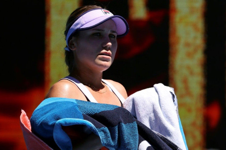 Sofia Kenin admiitted to a few tears during her hard-fought first round win