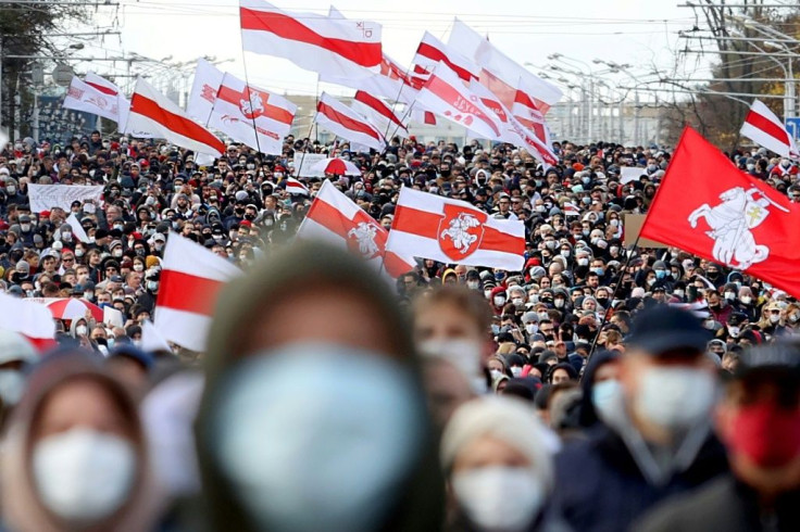 Opposition supporters took to the streets last year to protest against President Lukashenko's claim to a sixth term in office