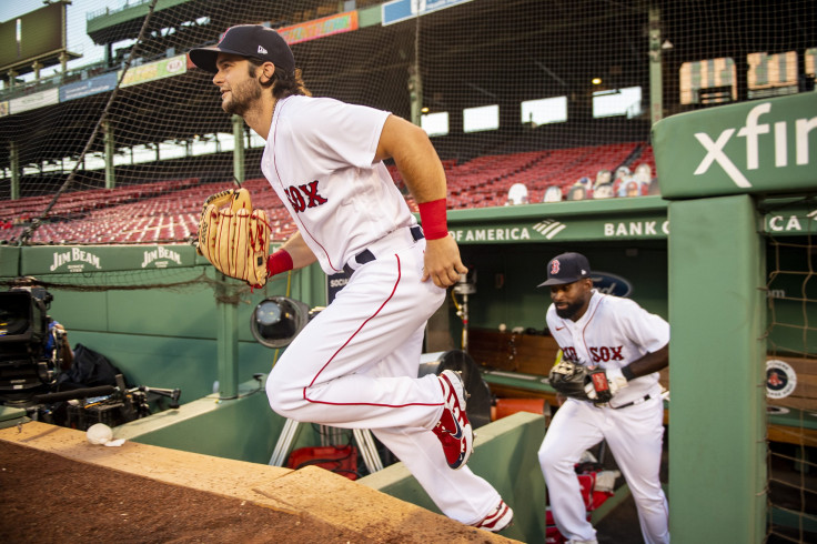 Andrew Benintendi #16 of the Boston Red Sox 