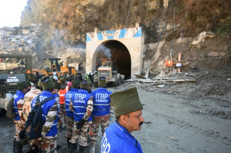 Rescuers have been trying to dig into a tunnel where they hope some of the missing might be trapped in air pockets