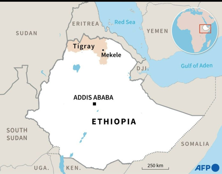 The Ethiopian Red Cross Society said it did not ahve the "capacity and capability to reach 80 percent of the vulnerable community" in Tigray