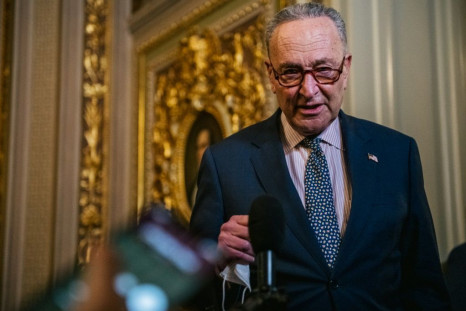 US Senate Majority Leader Chuck Schumer told reporters on February 10, 2021 that he hopes the "gut-wrenching" video footage from the January 6 attack on the US Capitol changes some of the senator-jurors' minds during Donald Trump's impeachment trial