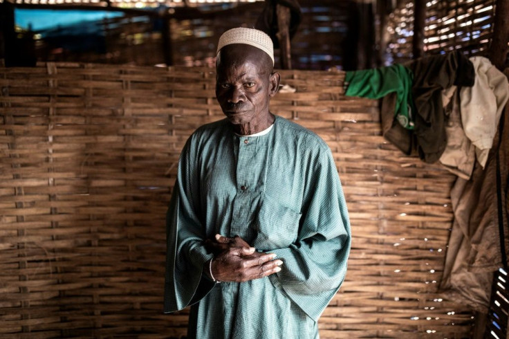 Conflict victim: Mamadou Lamine shares a makeshift house in Kaour with 11 other displaced people