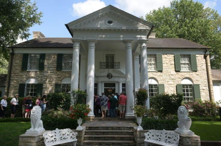Elvis Presley's home Graceland in Memphis, Tennessee, photographed in 2017