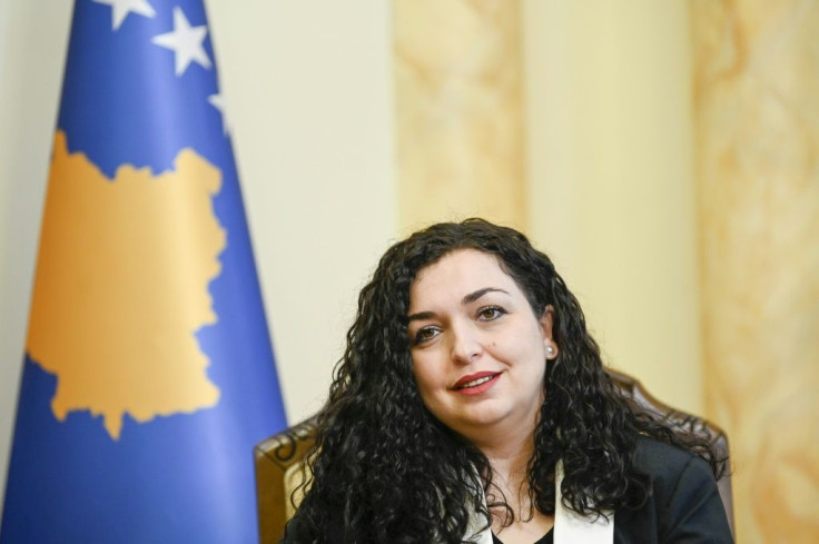 Acting President Vjosa Osmani, 38, is one of Kosovo's most popular politicians