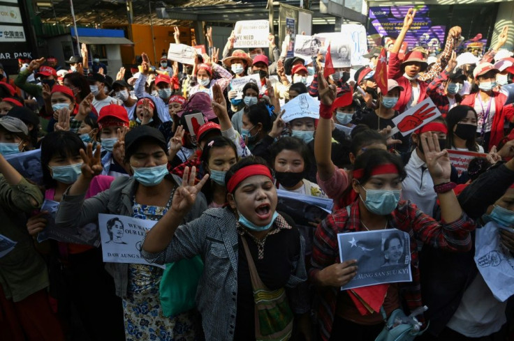 A seventh day of nationwide protests was underway on Friday