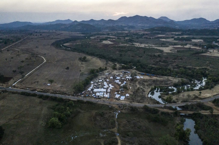 A camp at Chagni hosts people who have fled violence in the Metekel area