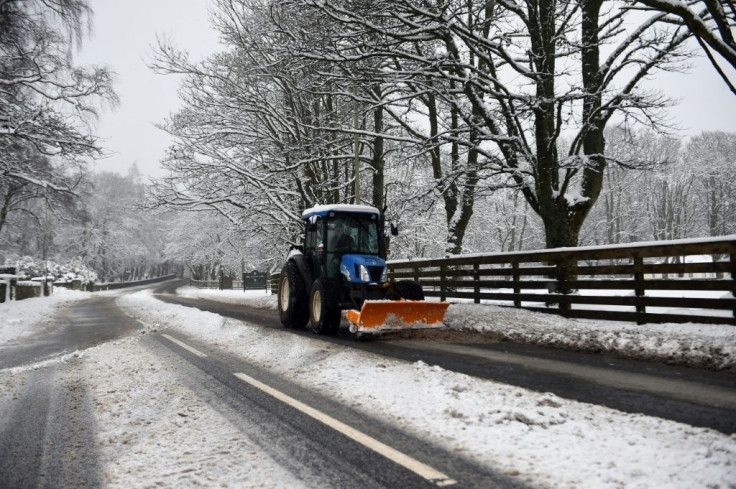 Heavy snow has fallen in Scotland