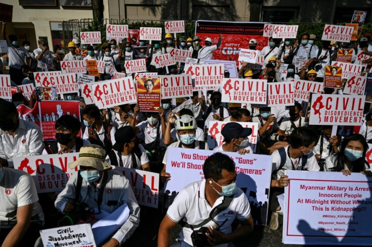 Since taking Suu Kyi and her top allies into custody, troops have stepped up arrests of civil servants, doctors and others joining strikes calling on the generals to relinquish power