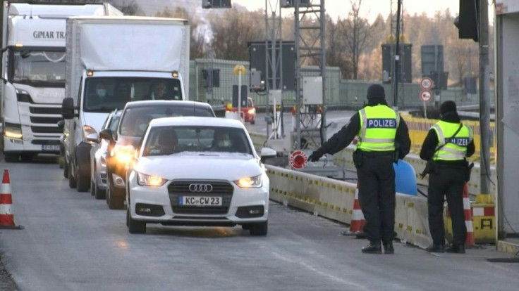 IMAGESGermany is implementing stricter measures to keep coronavirus variants at bay, by carrying out police checks at the German-Austrian border and banning travel from Czech border regions and Austria's Tyrol after a troubling surge in contagious mutatio