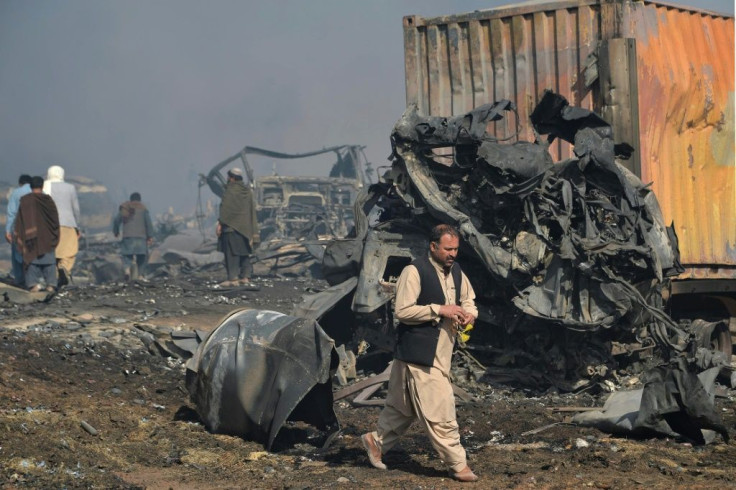 Damage to power lines from the incident left large parts of Herat province without power on Sunday