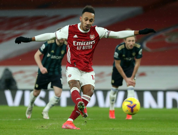 Arsenal forward Pierre-Emerick Aubameyang demolished Leeds