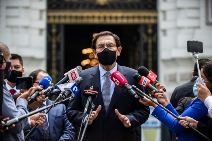 Former president Martin Vizcarra is one of the people caught in a growing coronavirus vaccine scandal in Peru