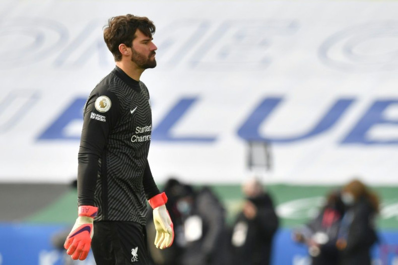 Liverpool goalkeeper Alisson Becker's errors have played a major part in three consecutive defeats