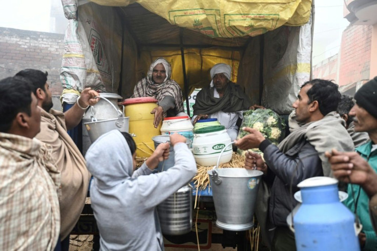 Small villages surrounding Delhi have become a vital network of support for the huge farmer protest camps