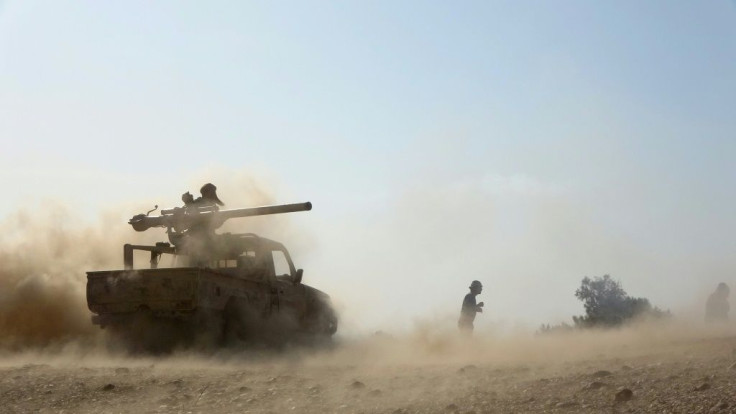 Saudi-backed government troops fighting the Huthi rebel offensive on Marib on Sunday