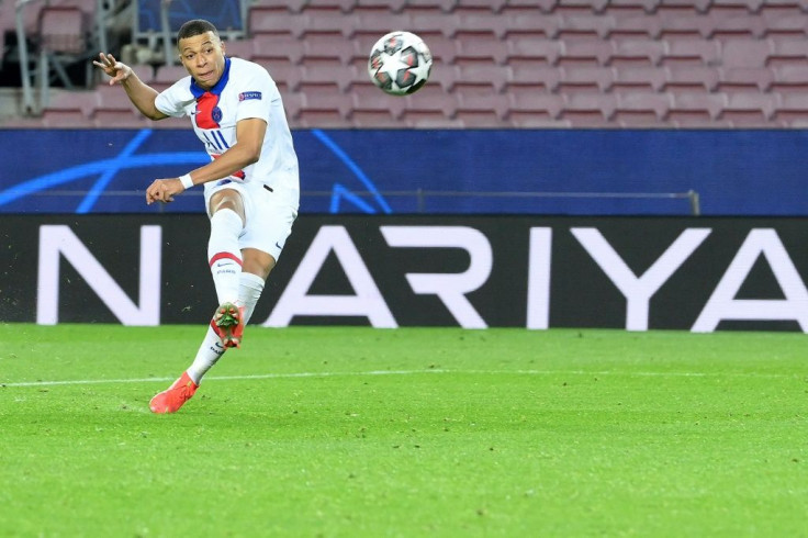 Kylian Mbappe scored a hat-trick as Paris Saint-Germain beat Barcelona 4-1 on Tuesday