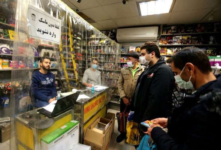 A vendor sells games and consoles in Tehran's central market. There are at least 32 million gamers among Iran's population of 80 million, according to a September report by the Iran Computer and Video Games Foundation