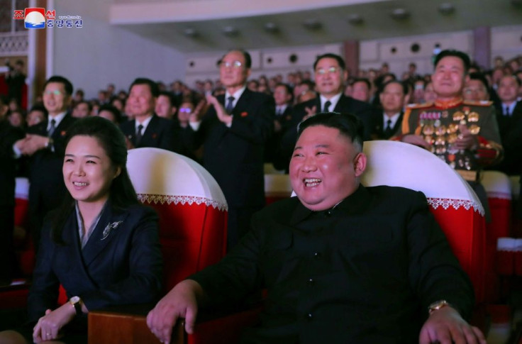 Ri joined her husband at a concert commemorating the birthday of Kim's father and predecessor Kim Jong Il