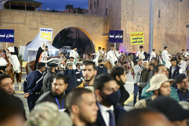 Hundreds of Libyans turned out in the capital to commemorate the uprising despite coronavirus restrictions