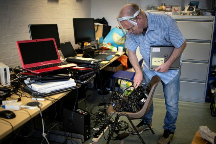 Damian Griffiths founded a community group to fix old computers that are then e donated to kids who need them to do online lessons during lockdown