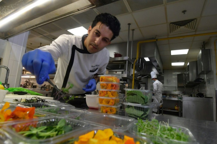 Tunisian chef Bassem Bizid, who uses nasturtiums for his fish tartar and accompanies other dishes with a flower-leaf salad or a sorbet garnished with fresh violets, says clients are "very satisfied to discover something new"