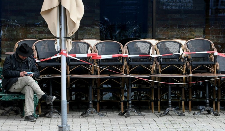 A shut cafe in Munich, Germany. Countries are relying on vaccines to tame the pandemic, but some Germans have shunned the AstraZeneca jab after confusion over guidance for administering it