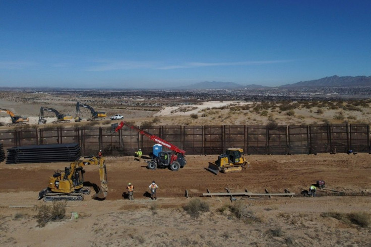 Former US president Donald Trump built a new wall on parts of the US-Mexico border to keep out undocumented immigrants