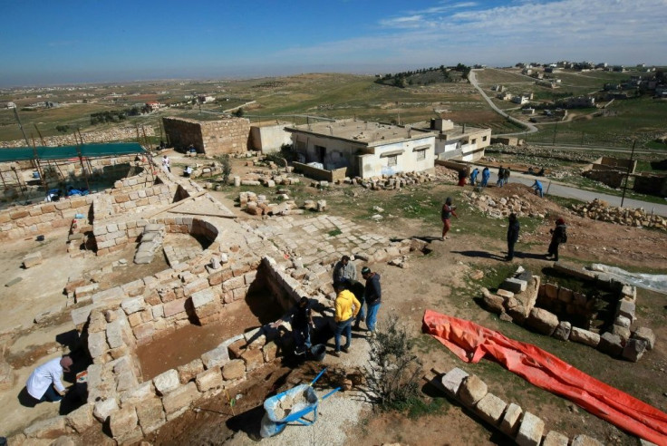 Mosaic floors have been restored, or are under restoration, at a total of three anicent churches in Rihab