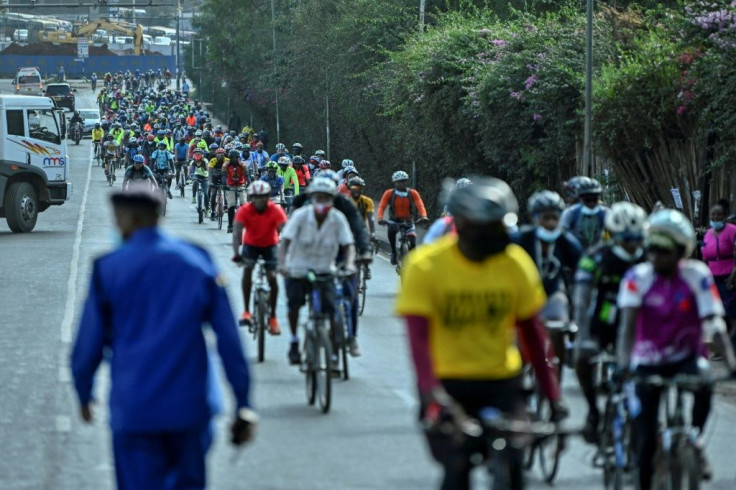 Critical Mass, an alliance of cyclist groups, holds monthly rides of up to 1,000 people in Nairobi