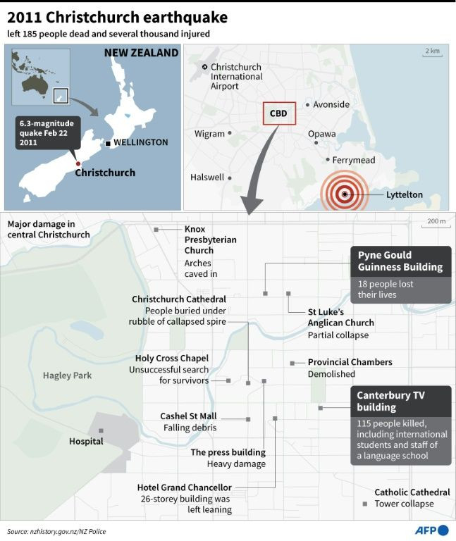 Factfile on the 2011 Christchurch quake that left 185 people dead ten years ago on February 22