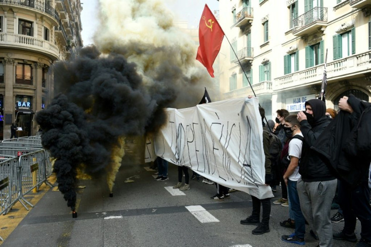 Protests that began in Catalonia have now spread to other cities, including Madrid