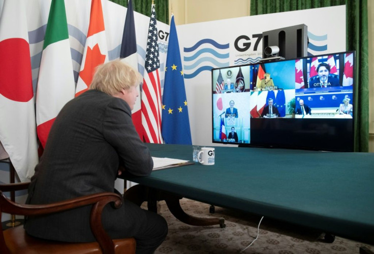 The G7 meeting was the first since last April, and was hosted by UK Prime Minister Boris Johnson