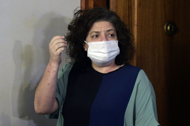 Carla Vizzotti, pictured in August 2020, has been sworn in as Argentina's new health minister