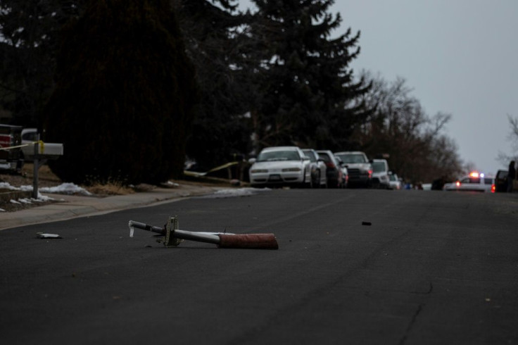 Debris from a United Airlines jet that had suffered engine failure on its way to Hawaii was scattered through Broomfield, outside Denver, Colorado, on February 20, 2021