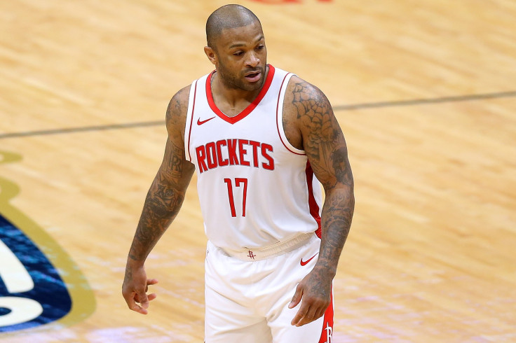 P.J. Tucker #17 of the Houston Rockets