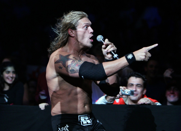 Edge participates in the WWE Smackdown