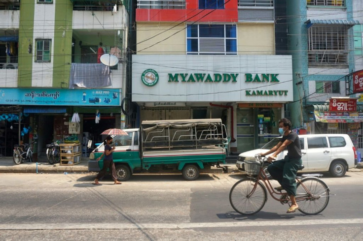 Despite being the sixth-biggest domestic bank in Myanmar, military-controlled Myawaddy is only allowing 200 customers per branch to make withdrawals limited to 500,000 kyat a day -- about $370