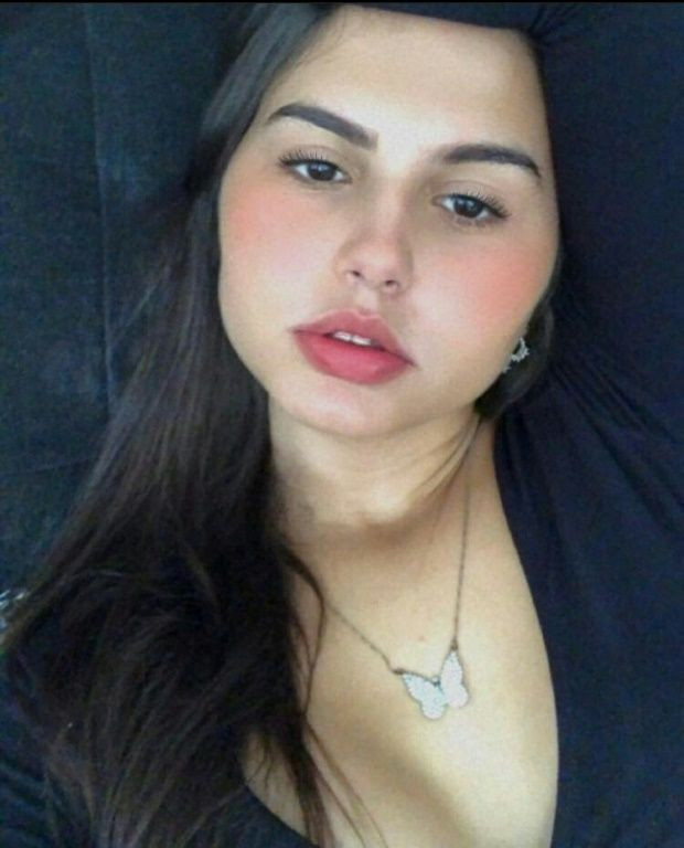 This handout picture released by Mayla Rezende shows her posing for a picture, in Blumenau, Brazil