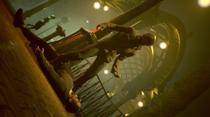 An image from a very early build of Bloodlines 2, a game which has been put on-hold indefinitely following a major organizational restructuring