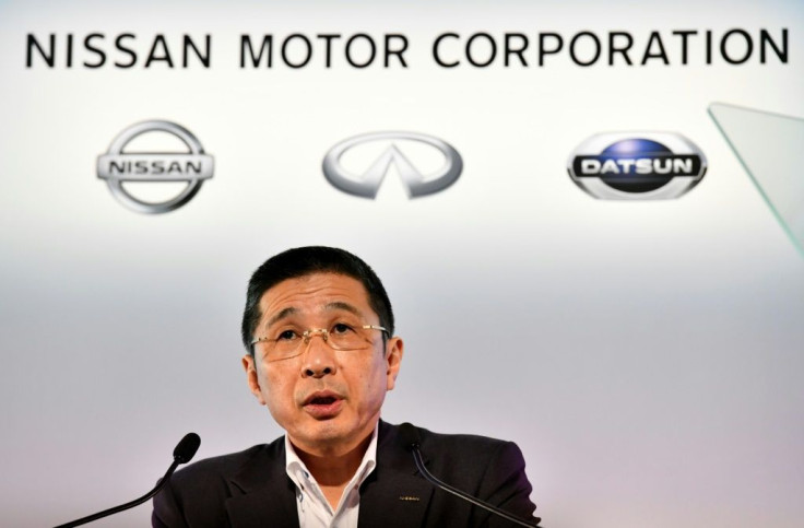Former Nissan CEO Hiroto Saikawa, pictured here in July 2019, has testified in the trial of Greg Kelly, a former aide to Carlos Ghosn